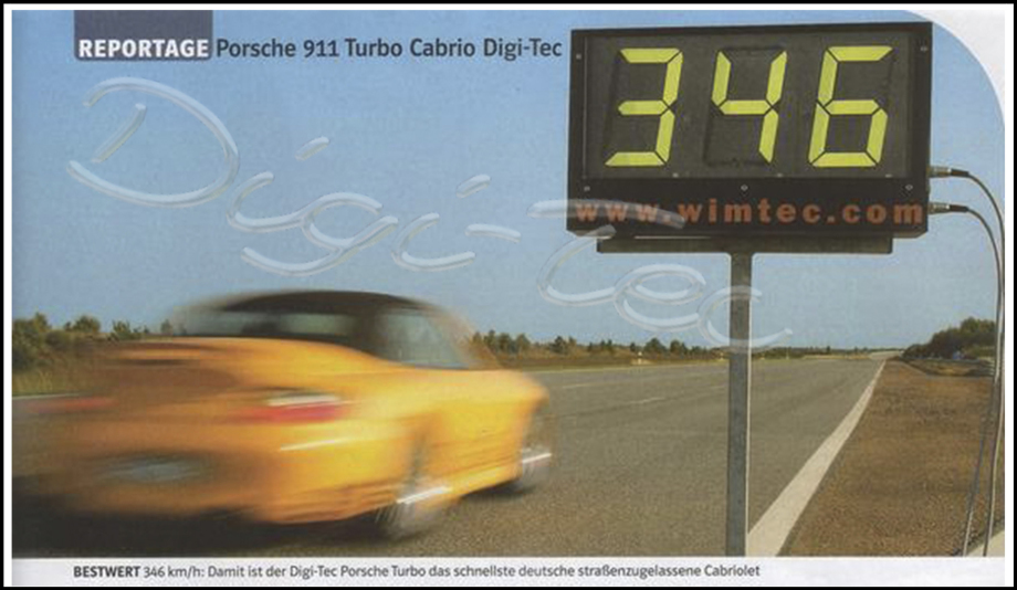 Porsche 996 Turbo 346Km/h Digi-Tec