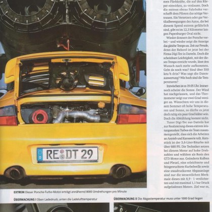 Reportaje Porsche 996 Turbo Digi-Tec 346Km/h